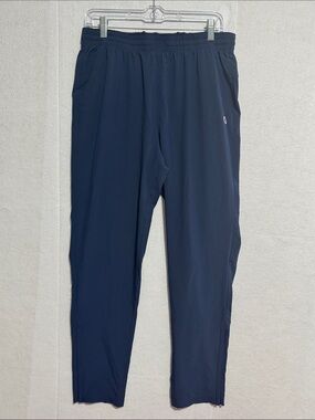 Champion Navy Blue Lightweight Zip Bottom Track Pants